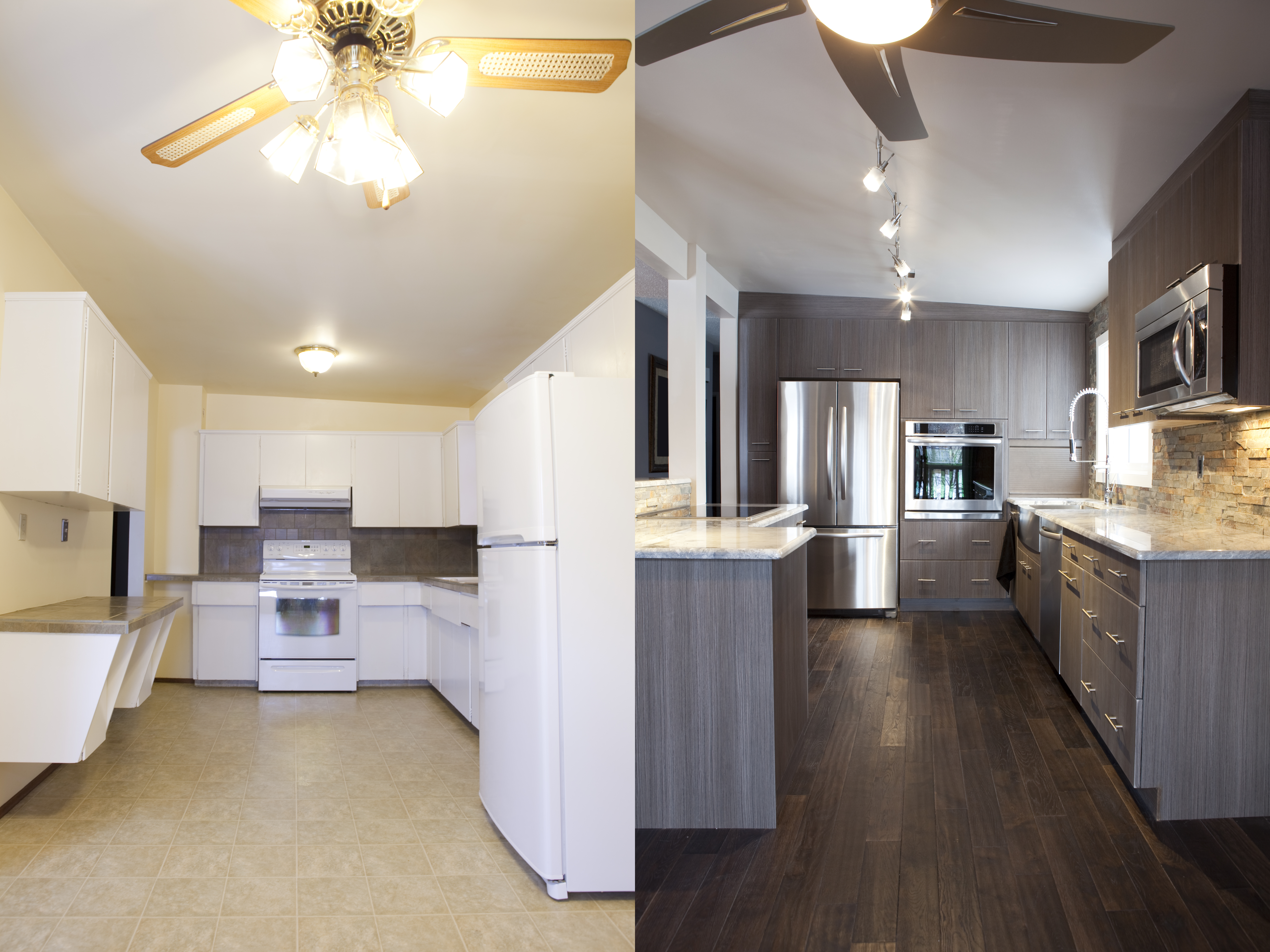 GeoBrix Kitchens, Baths and Basements before and after in North Jersey