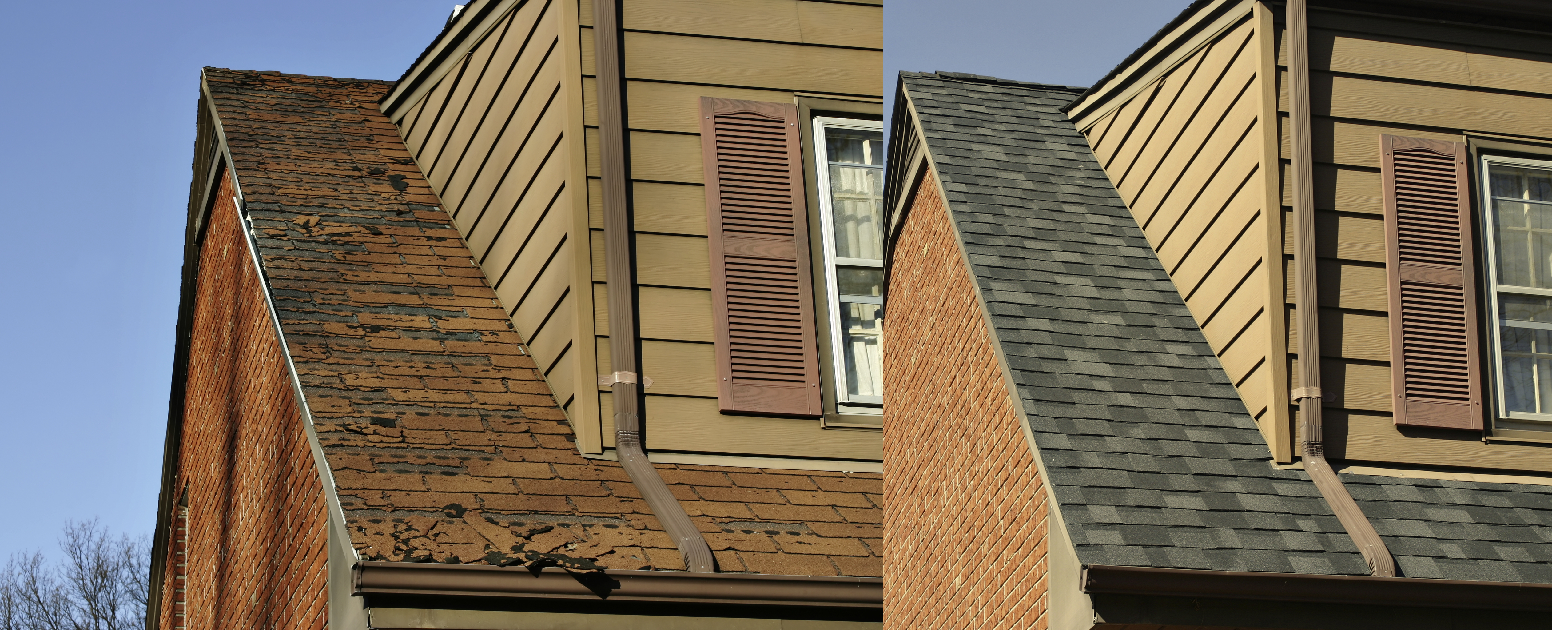 GeoBrix Roofing before and after in North Jersey